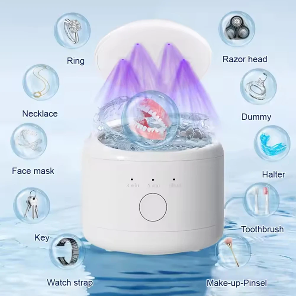 15W Ultrasonic Cleaner for Dentures and Jewellery