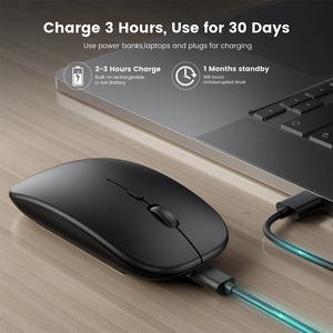 Silent Rechargeable Wireless Mouse