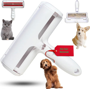 Reusable Pet Hair Remover Roller Brush for Dogs & Cats – Fur Cleaning Tool