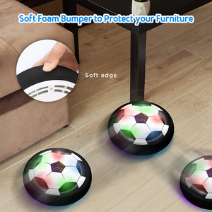 LED Hover Soccer Ball Toy for Kids Indoor Football Game
