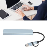 8 in 1 USB C Hub with Card Reader and Audio Port