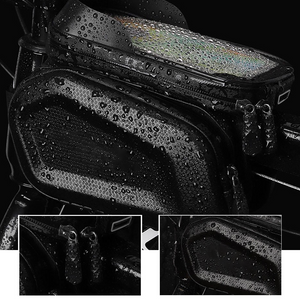 Bicycle Phone Bag with Touch Screen and Large Storage