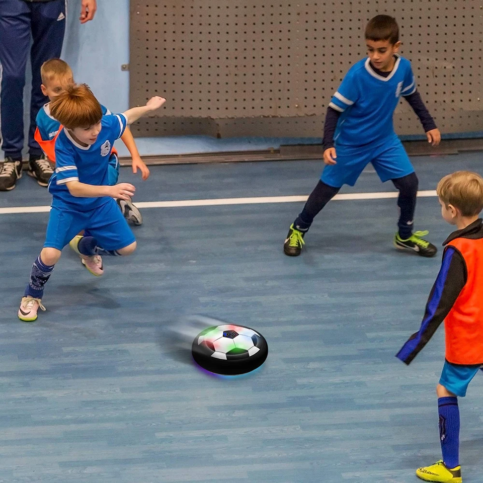 LED Hover Soccer Ball Toy for Kids Indoor Football Game
