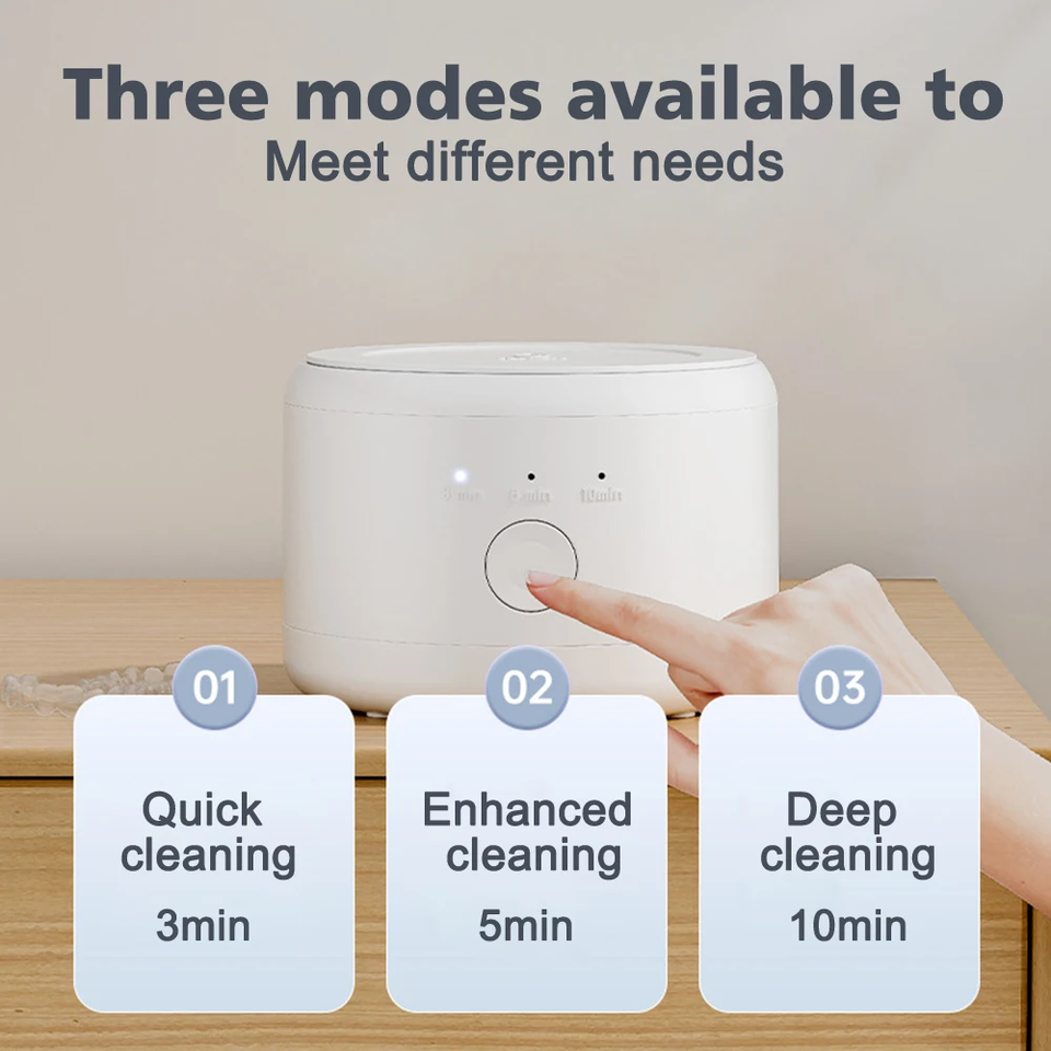 15W Ultrasonic Cleaner for Dentures and Jewellery