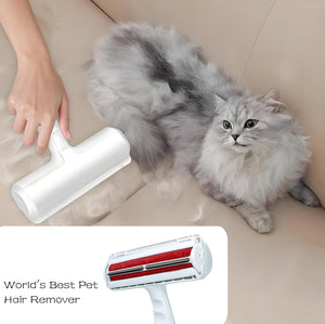 Reusable Pet Hair Remover Roller Brush for Dogs & Cats – Fur Cleaning Tool