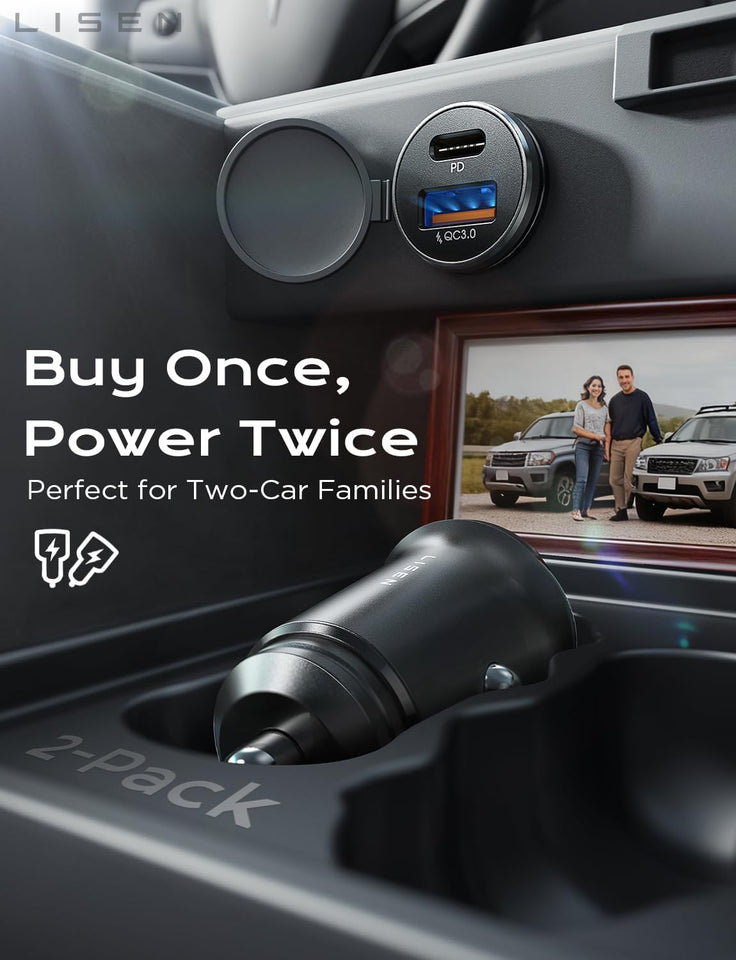 69W USB C Fast Car Charger Adapter