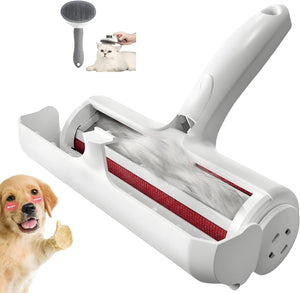 Reusable Pet Hair Remover Roller Brush for Dogs & Cats – Fur Cleaning Tool