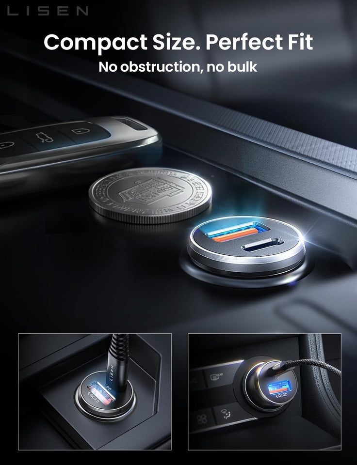69W USB C Fast Car Charger Adapter