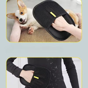 Reusable Pet Hair Remover Gloves for Cats and Dogs