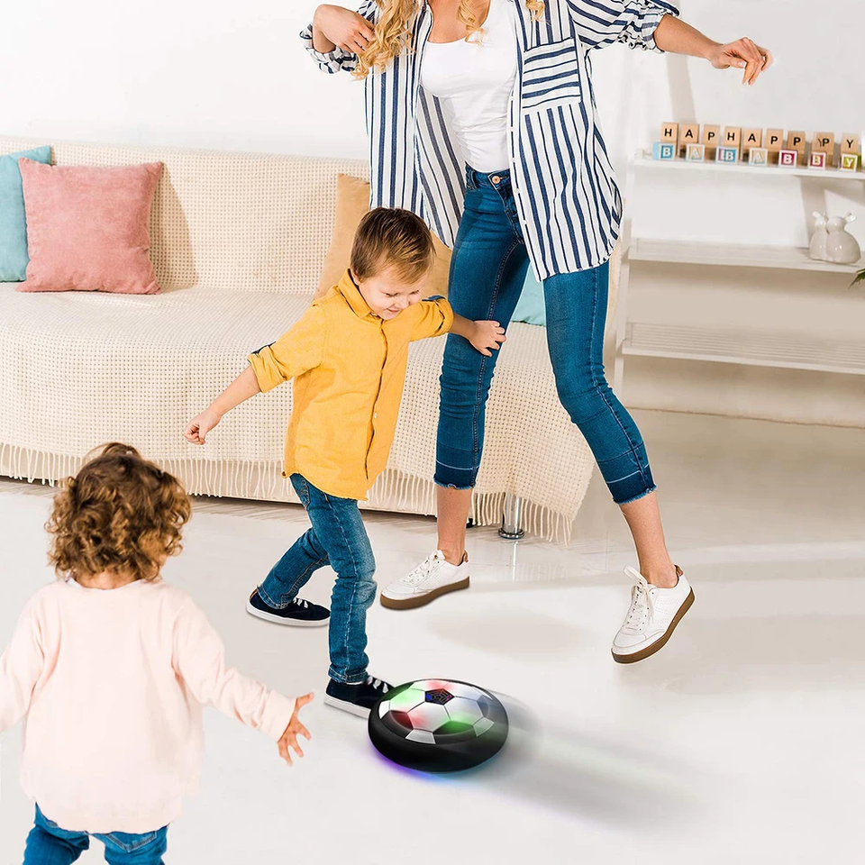 LED Hover Soccer Ball Toy for Kids Indoor Football Game
