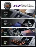69W USB C Fast Car Charger Adapter