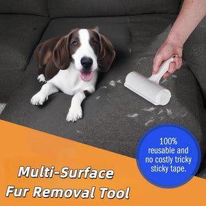 Reusable Pet Hair Remover Roller Brush for Dogs & Cats – Fur Cleaning Tool