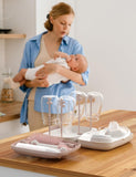 Baby Bottle Brush Kit with Push Press Foam Cleaning Design