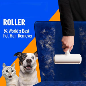 Reusable Pet Hair Remover Roller Brush for Dogs & Cats – Fur Cleaning Tool