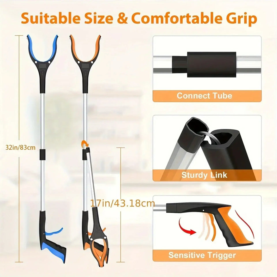 32 Inch Rotating Reacher Grabber Tool