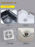 Self Adhesive Floor Drain Mesh Filter Sticker (Hairs and Insects Blocker)
