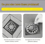 Self Adhesive Floor Drain Mesh Filter Sticker (Hairs and Insects Blocker)
