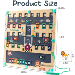 Montessori Alphabet Parking Maze