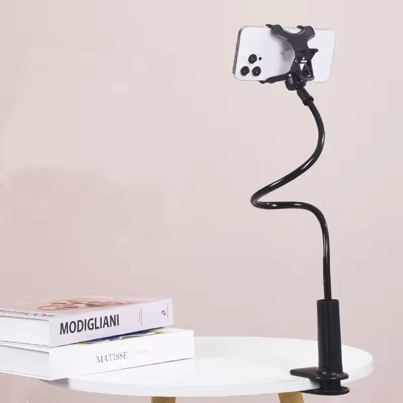 Flexible Long Arm Phone Holder for Bed and Desk