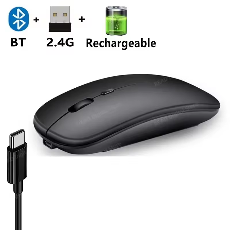 Silent Rechargeable Wireless Mouse