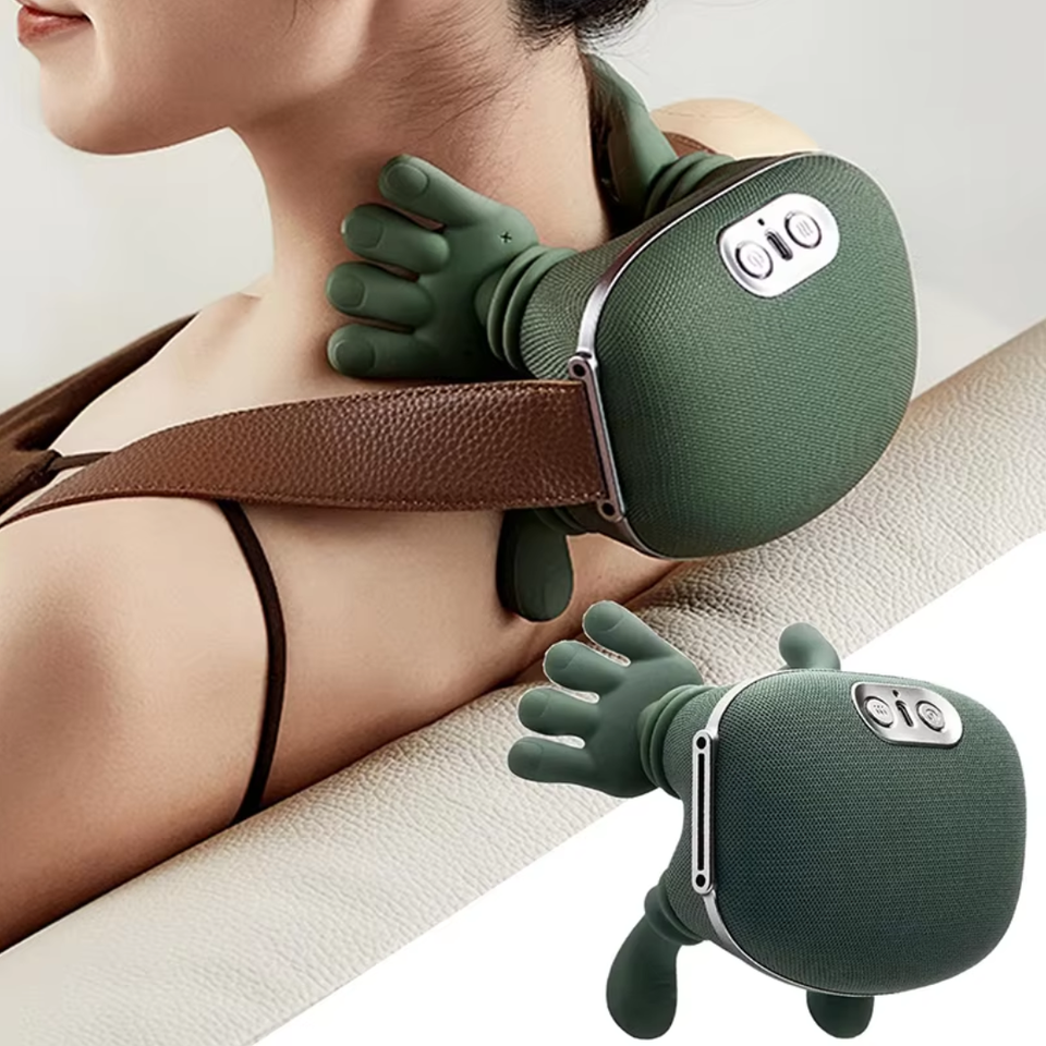 Neck and Shoulder Kneading Massager  3 Level Strength Modes