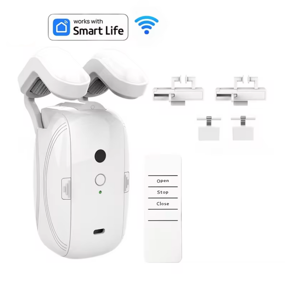 Smart Automatic Curtain Opener with App Timer Voice Control