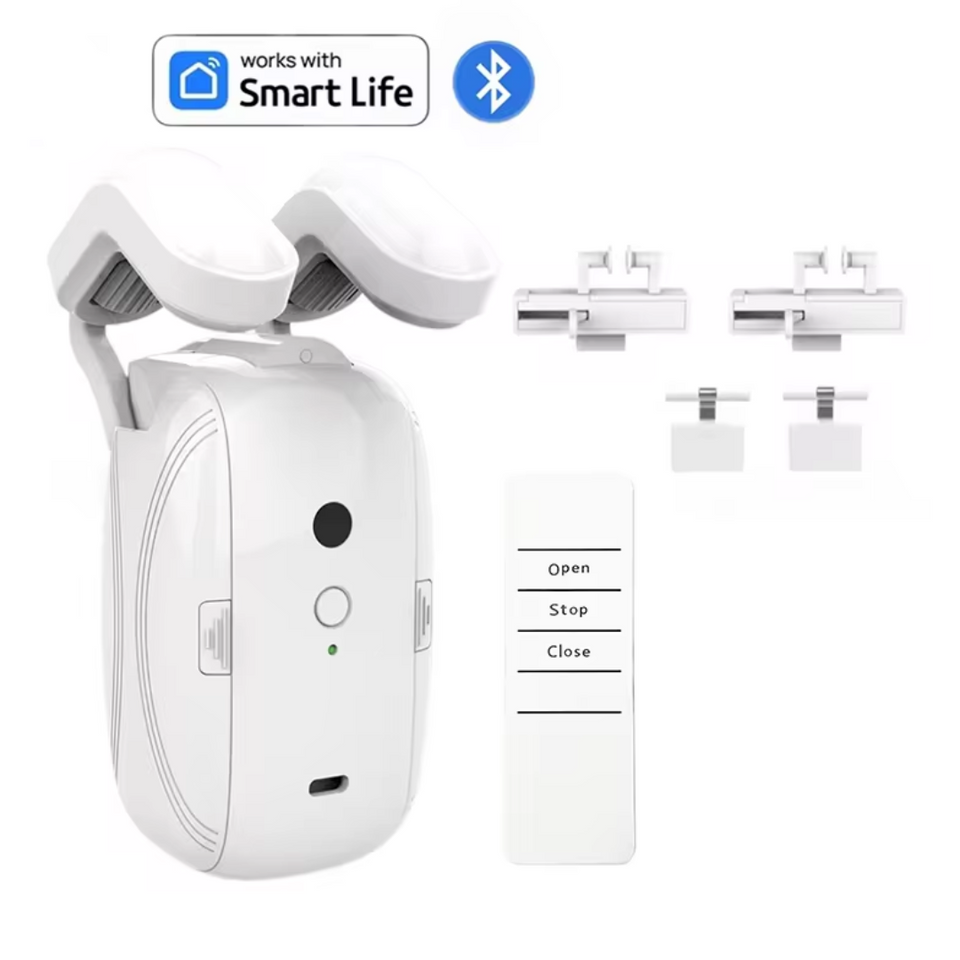 Smart Automatic Curtain Opener with App Timer Voice Control