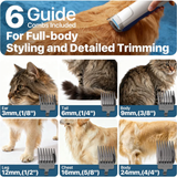 Pet Grooming Vacuum Kit 15000Pa Dog Hair Clipper