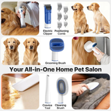 Pet Grooming Vacuum Kit 15000Pa Dog Hair Clipper