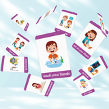 Daily Routine Cards 20 Pack Visual Aid Teaching Tools