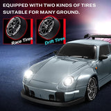 4WD RC Drift Car 2.4G High Speed 20 km/h with LED Lights
