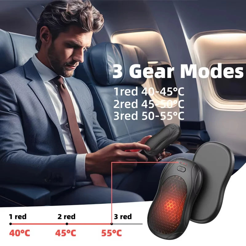 Magnetic Electric Hand Warmer Portable with 3 Heat Levels