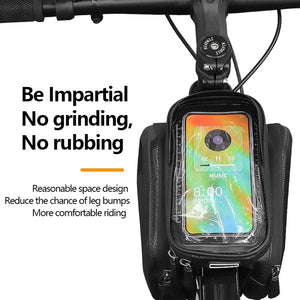 Bicycle Phone Bag with Touch Screen and Large Storage