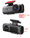 4K Dash Cam Car Camera with Night Vision and GPS