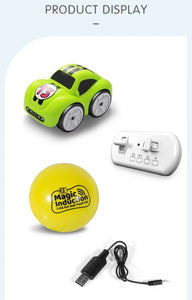 Rechargeable Smart Toy Car for Kids Obstacle Sensing and Fun Lights