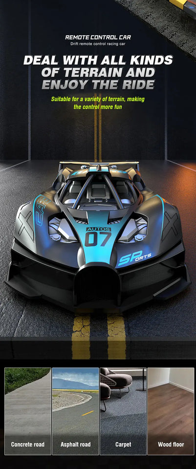 1:18 High Speed Drift RC Racing Car Remote Control Toy