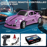 KF20 1:64 Mini Drift RC Car Four Wheel Remote Control Desk Racer