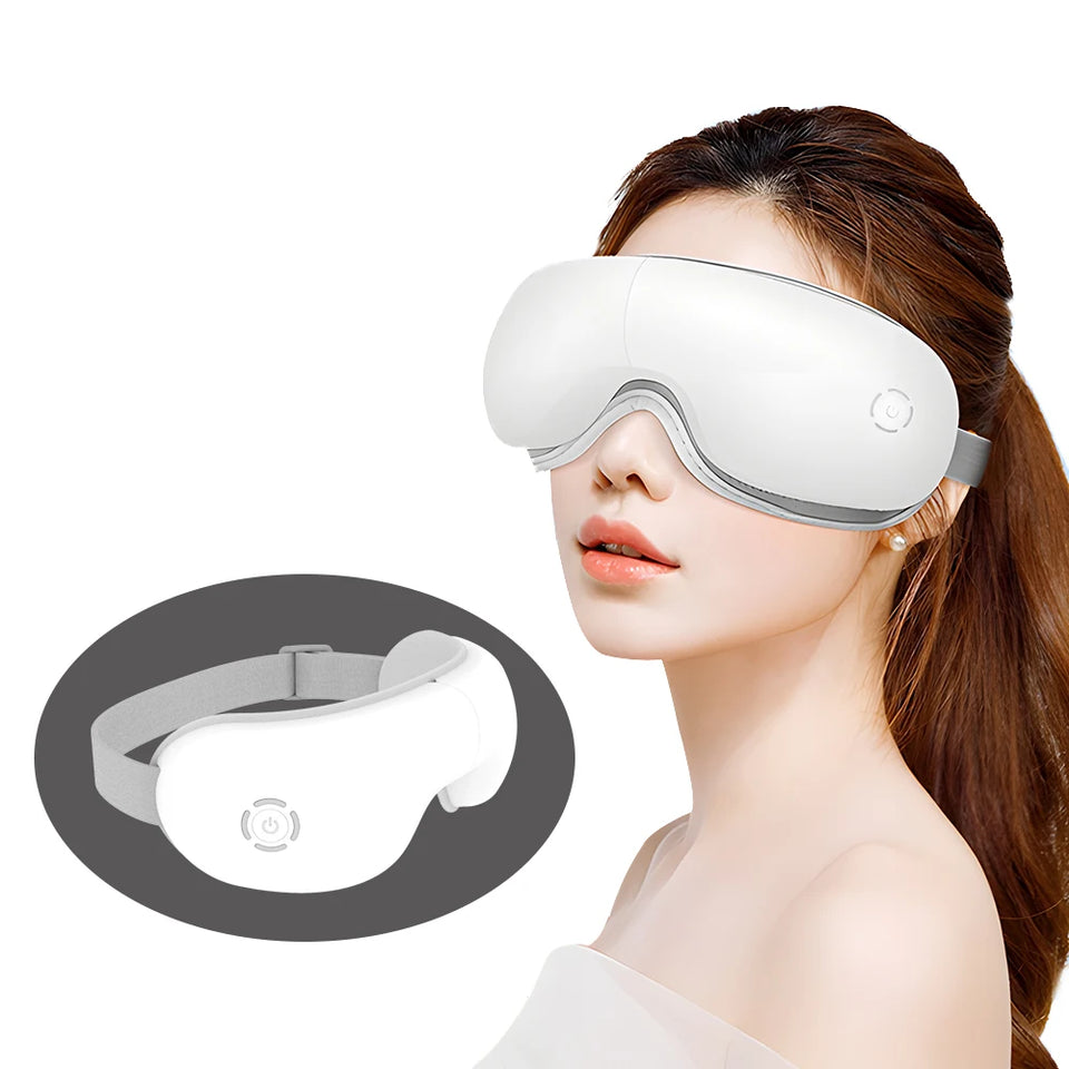 Heated Eye Massager, Vibration & Music for Complete Eye Relaxation