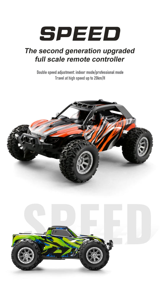 1:32 Mini RC Car 20 km/h 2.4GHz Off Road Drift Crawler