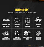 4WD RC Drift Car 2.4G High Speed 20 km/h with LED Lights