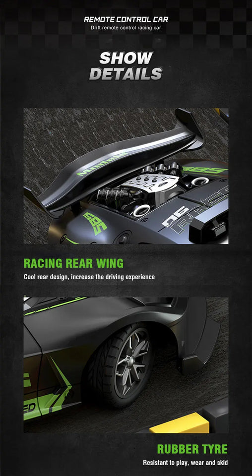 1:18 High Speed Drift RC Racing Car Remote Control Toy