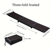 Folding Pet Ramp for Cars and SUVs with Side Rails