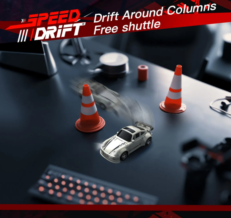 KF20 1:64 Mini Drift RC Car Four Wheel Remote Control Desk Racer