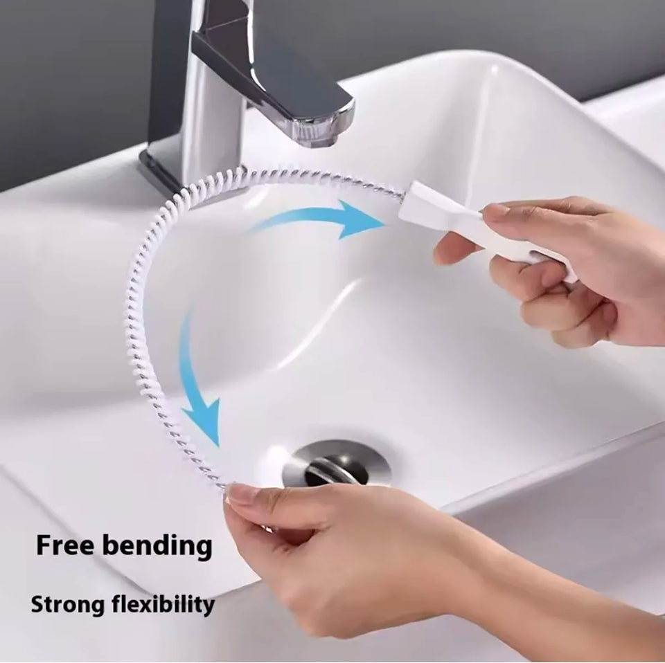 Pipe Sink Unblocker Drain Cleaning Brush Tool