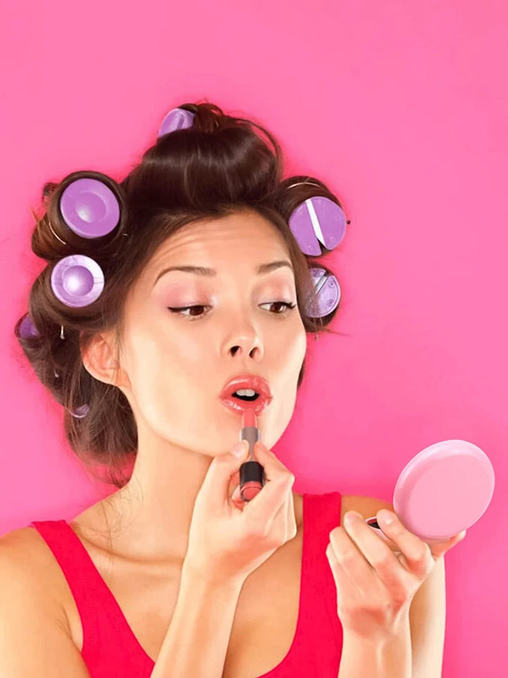 Portable Folding Pocket Comb with Mirror Hair Styling Tool