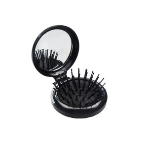 Portable Folding Pocket Comb with Mirror Hair Styling Tool