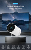 Portable Android 11 Projector WiFi 6 Bluetooth 5.0 720p Native 4K Support
