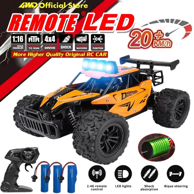 1:16 RC Drift Racing Truck 2.4G High Speed with LED Lights