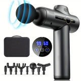 Deep Tissue Massage Gun for Pain Relief – 8 Heads | Portable Muscle Massager
