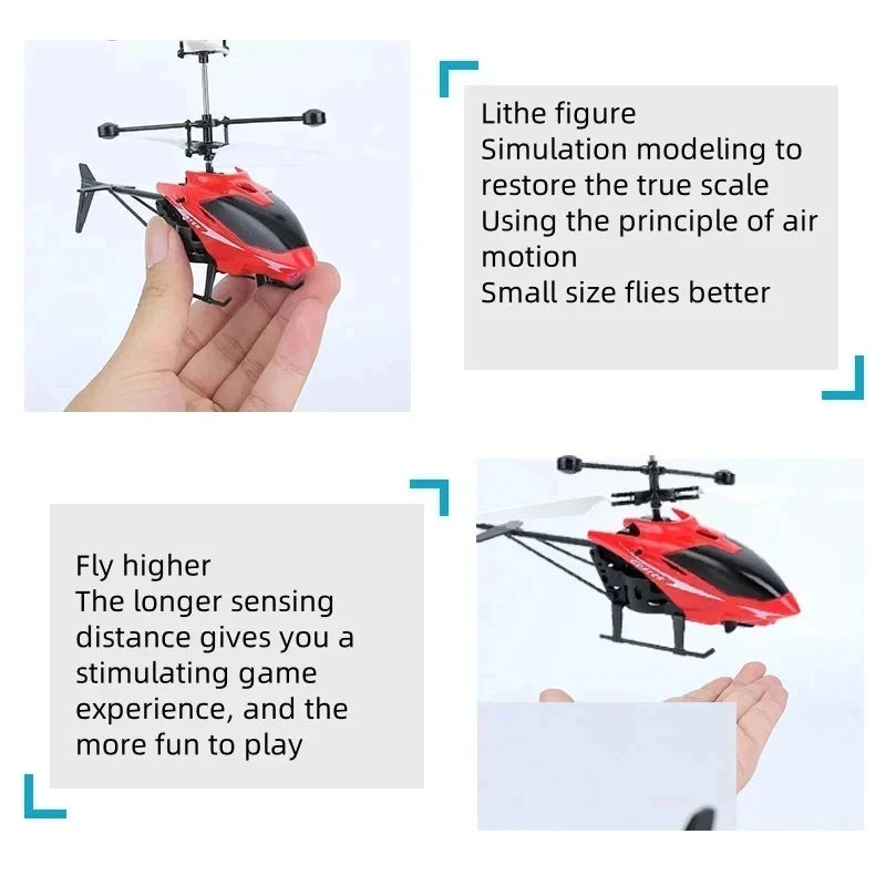 Rechargeable Mini RC Drone Helicopter for Kids